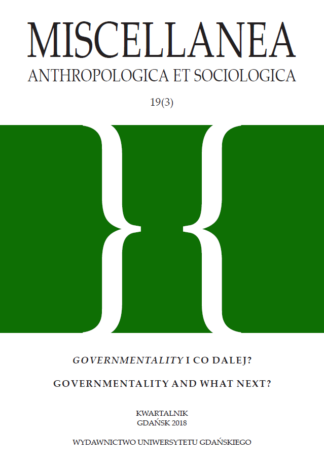 					Pokaż  Tom 19 Nr 3 (2018): Governmentality i co dalej?
				