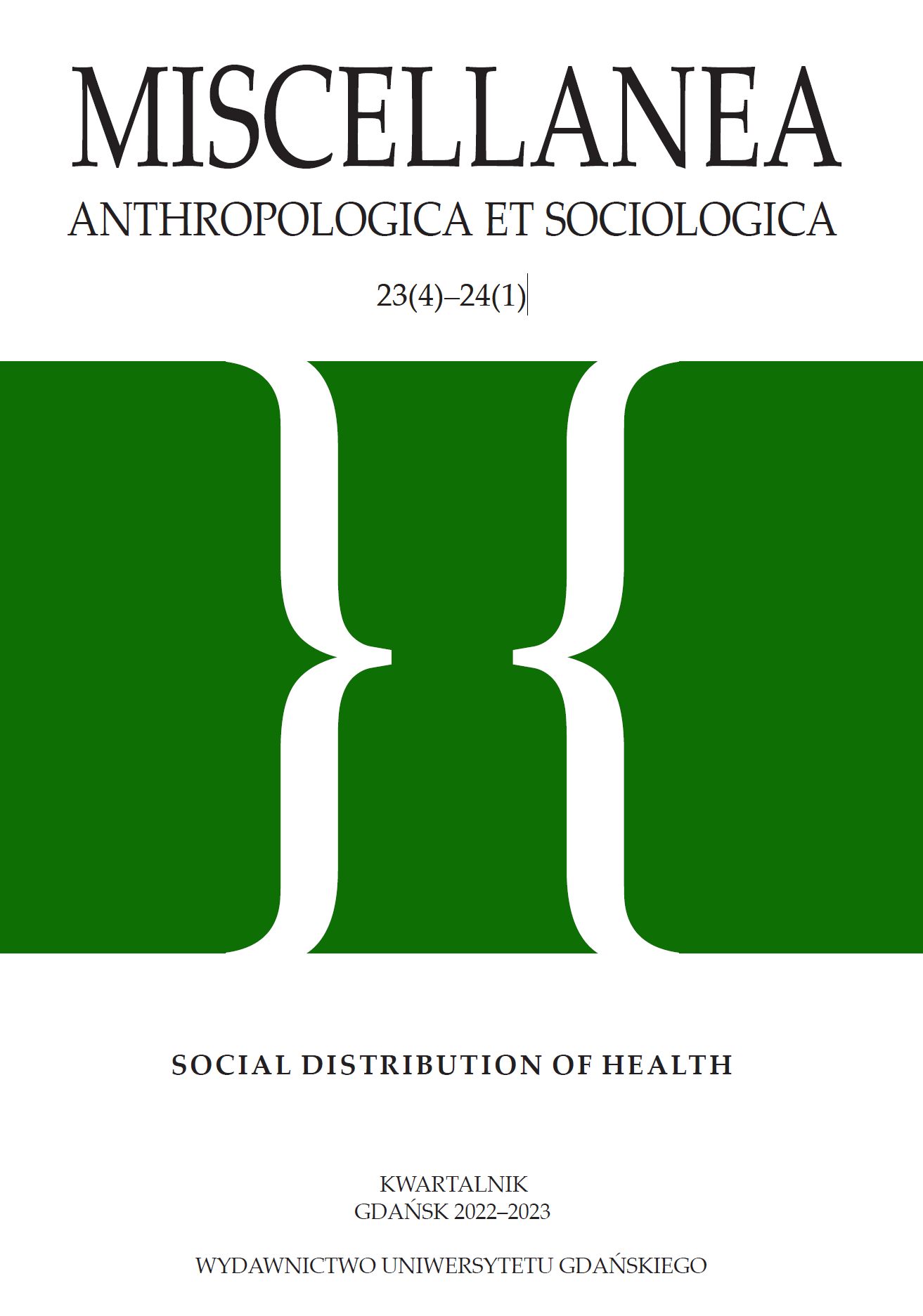 					Pokaż  Tom 24 Nr 1 (2023): Social Distribution of Health
				