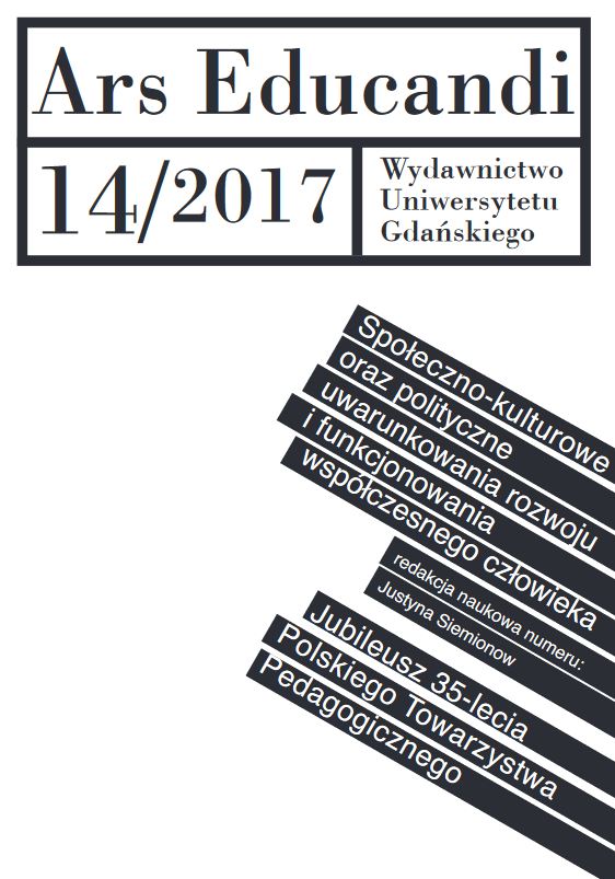 					Pokaż  Nr 14 (2017): Społeczno-kulturowe oraz polityczne uwarunkowania rozwoju i funkcjonowania współczesnego człowieka
				