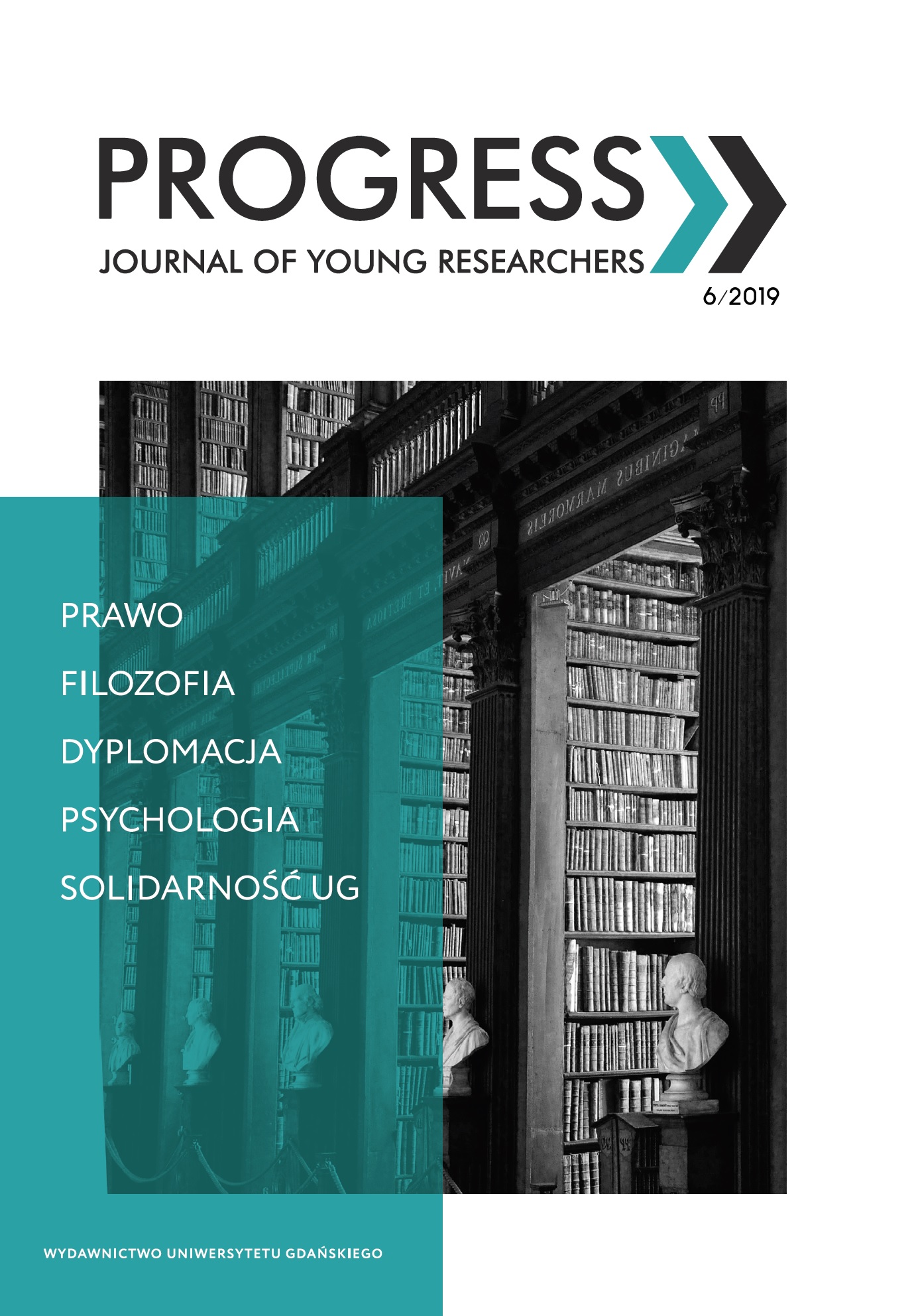 					Pokaż  Nr 6 (2019): Progress. Journal of Young Researchers
				