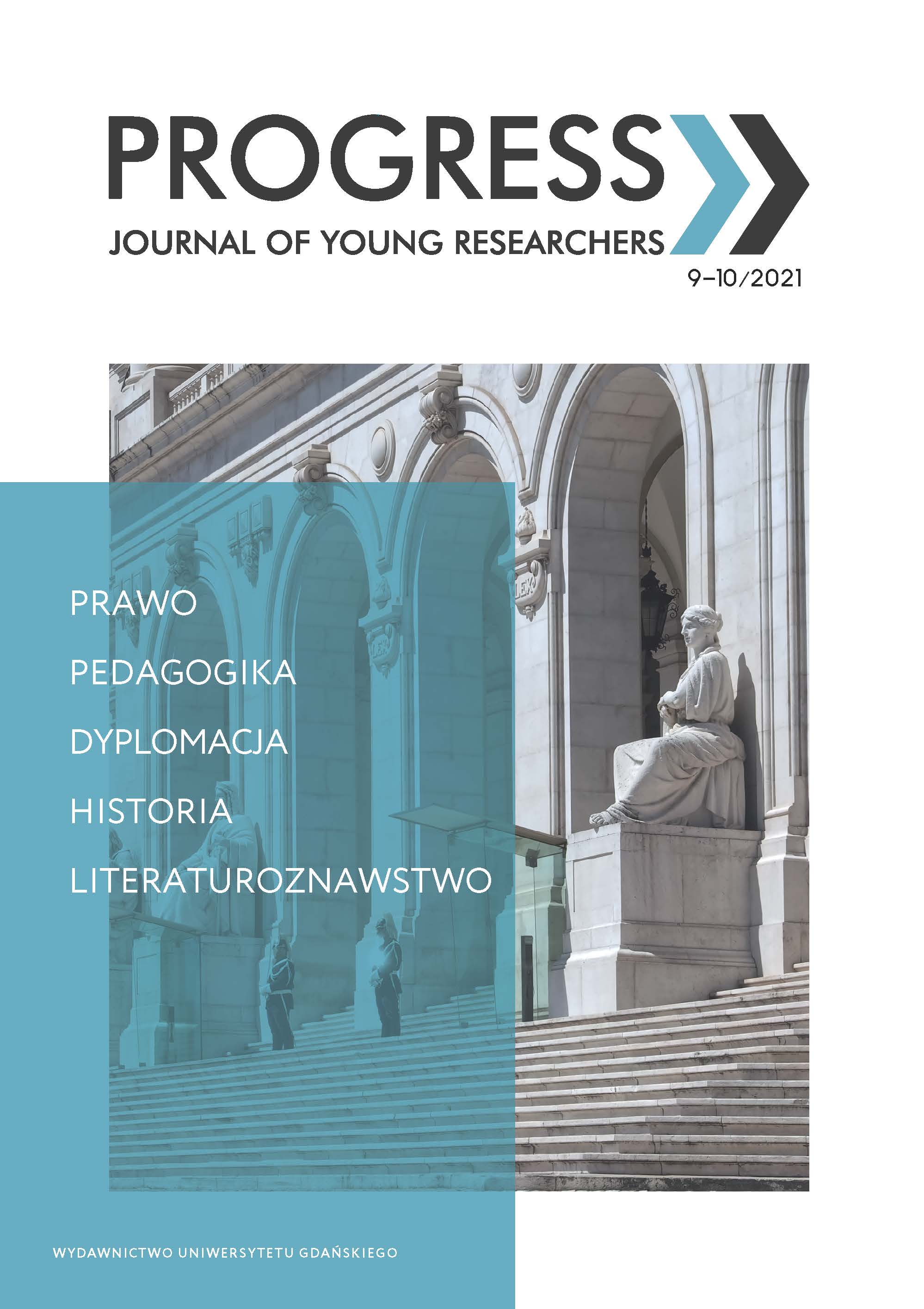 					Pokaż  Nr 9-10 (2021): Progress. Journal of Young Researchers
				